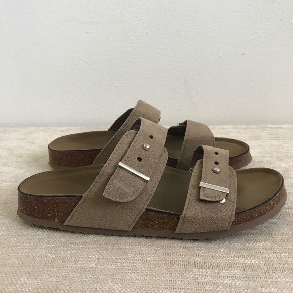 Madden Girl Shoes - MADDEN GIRL Bezell Tan Buckle Strap Sandals